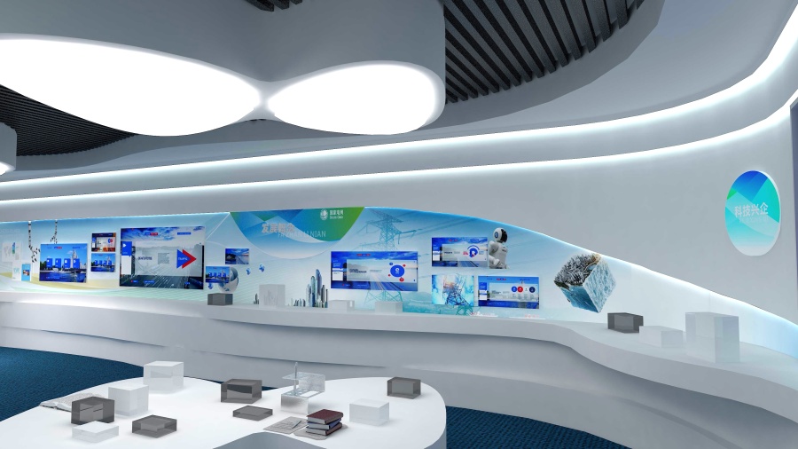 電力公司展廳設(shè)計(jì)|室內(nèi)設(shè)計(jì)|空間/建筑|陽(yáng)雍 - 原創(chuàng)設(shè)計(jì)作品 